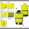 KF92522 Hi-Visベスト サンエス SUN-S 空調風神服専用 春夏 作業服 作業着 S～6L ポリエステル100％