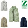 74280 空調服&#9415;ベスト 自重堂 Z-DRAGON GREEN 春夏 作業服 作業着 S～4L ポリエステル100％ エコ高密度タフタ 空調服専用