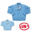 WA14111R 長袖ブルゾン SUN-S サンエス 春夏作業服 SS～5L ポリエステル89％・アセテート10％・複合繊維１％（再生ポリエステル65％） 低発塵エコトロピカル 裏アセテート