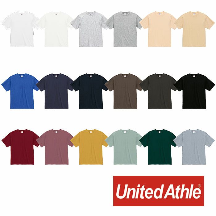 5300-01 4.7オンスレギュラーフィットTシャツ UnitedAthle ユナイテッドアスレ 作業服 作業着 XS~XXL 綿100％