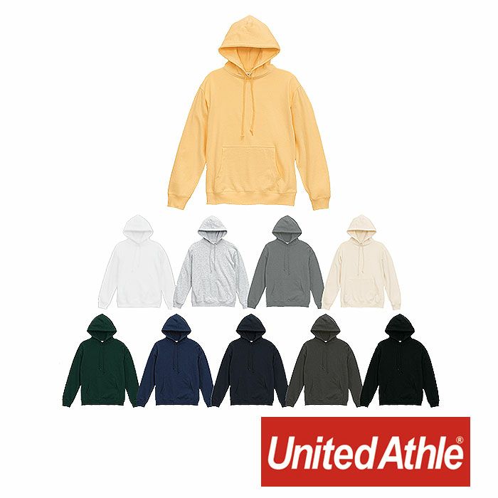 5398-01 8.8オンスオーセンティックパイルスウェットブルオーバーパーカ(裏パイル) UnitedAthle ユナイテッドアスレ 作業服 作業着 S~XXL 綿100％