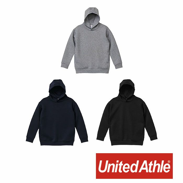 2292-01 9.4オンスT/Rダンボールニットプルオーバーパーカ UnitedAthle ユナイテッドアスレ 作業服 作業着 S~XL ポリエステル79％・レーヨン15％・ポリウレタン6％