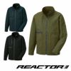 RE22521 長袖ブルゾン SUN-S サンエス REACTOR 作業服 作業着 オールシーズン S～5L 綿97％・ポリウレタン2％・複合繊維1％ 綿ストレッチドビー