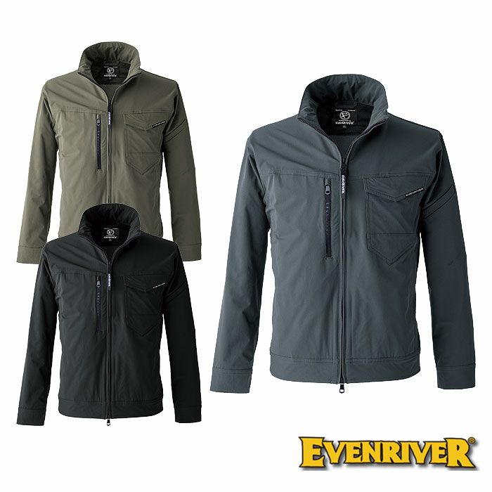 SR8007 フレックエアージャケット EVENRIVER イーブンリバー 秋冬 作業服 作業着 S～5L ポリエステル100％