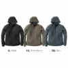 R058 ライトシェルストレッチパーカー EVENRIVER イーブンリバー 秋冬 作業服 作業着 M～5L ポリエステル92％・ポリウレタン8％