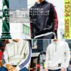 1524-10 トレーナー ハーフジップ 桑和 SOWA G.GROUND トレーナー S～4L 綿60％・ポリエステル40％