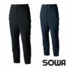 7554-09 防寒パンツ ストレッチ 防風 透湿 桑和 SOWA 作業服 作業着 防寒着 防寒ウェア SS～6L ポリエステル92％・ポリウレタン8％