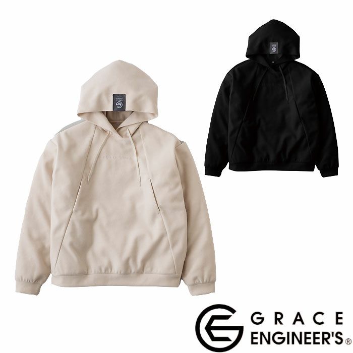 GE-3007 サロペ・デ・フーディー2 エスケープロダクト GRACE ENGINEER'S つなぎ服 オーバーオール ツナギ サロペット 作業服 作業着 S～XLポリエステル80％・レーヨン10％・アクリル10％