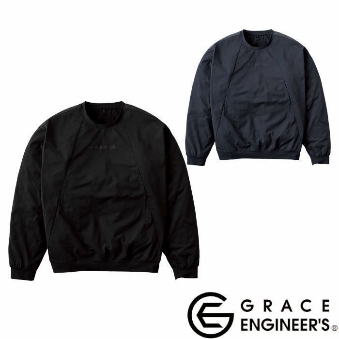 GE-3008 サロペ・デ・クルーネック エスケープロダクト GRACE ENGINEER'S つなぎ服 オーバーオール ツナギ サロペット用 作業服 作業着 S～XL ポリエステル100％