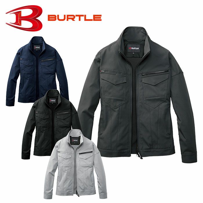 1911 ジャケット ユニセックス BURTLE バートル 秋冬 作業服 作業着 S～5L ポリエステル100％ エコストレッチダブルツイル