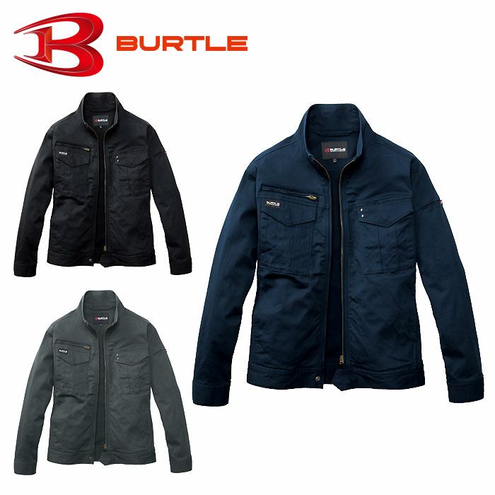 841 ジャケット ユニセックス BURTLE バートル 秋冬 作業服 作業着 S～3XL 綿98％・ポリウレタン2％ ストレッチツイル