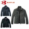 831 ジャケット ユニセックス BURTLE バートル 秋冬 作業服 作業着 S～3XL ポリエステル92％・ポリウレタン8％ 2層ボンディングストレッチ
