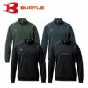4113 ハーフジップシャツ ユニセックス BURTLE バートル インナーウェア オールシーズン M～XL ポリエステル95％・ポリウレタン5％ ブロックフリース