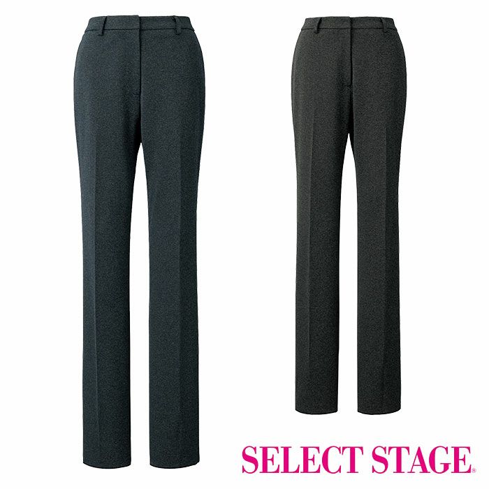 SA490P パンツ 後ろゴム 神馬本店 selectstage 事務服 制服 5号～23号 ポリエステル100％ メランジュニット