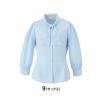 WN64B ボウタイジョーゼットブラウス 神馬本店 selectstage 事務服 制服 5号～19号 ポリエステル100％ ピュアミールジョーゼット