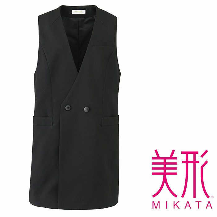 WN100V ロングジレ 神馬本店 selectstage 事務服 制服 5号～17号 ポリエステル100％ トロピカル2WAYストレッチ