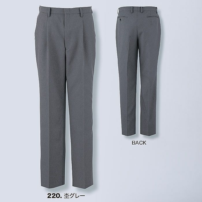 16122 ビジネススラックス XEBEC ジーベック 秋冬 スーツ ビジネス 70～120cm ポリエステル100％ ストレッチ杢ツイル