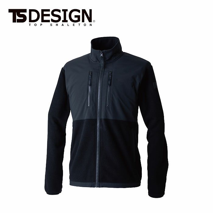 5546 ニッカーズフリースジャケット TSDESIGN TSデザイン 作業服 秋冬 防寒着 防寒服 S～6L ポリエステル100％ マイクロフリース