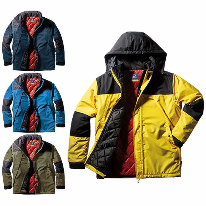 54374 防水防寒ジャケット kurodaruma クロダルマ 防寒着 防寒ウェア S～5L ポリエステル100％ ポンジ