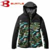 最短即日 3230 ストレッチパーカ ユニセックス BURTLE バートル ターコイズ 軽防寒着 S～3XL ポリエステル100％ ストレッチニット